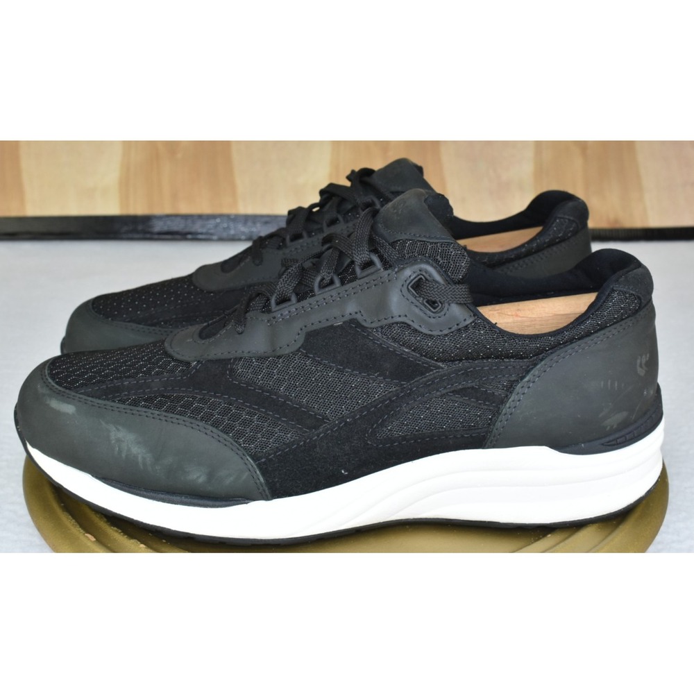 SAS Journey Mesh Men Shoes Size 13 Narrow Walking Black Suede Lace Up Sneakers - Picture 5 of 11